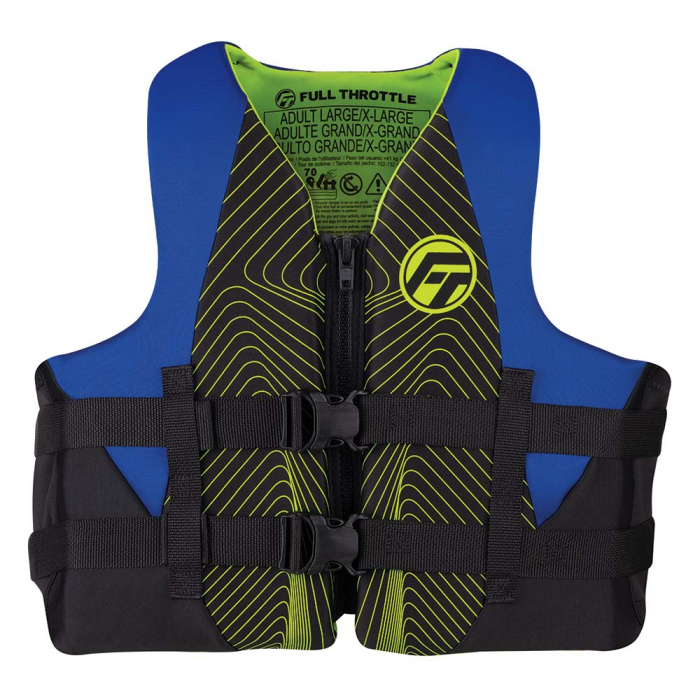 Full Throttle Full Throttle Adult Rapid-Dry Life Jacket - 2XL/4XL - Blue/Black - $69.99 at Everest