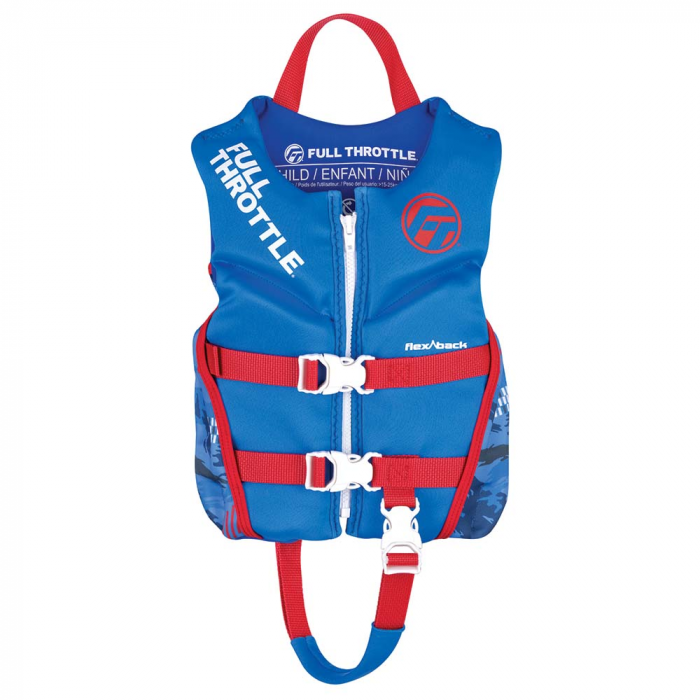 Full Throttle Full Throttle Child Rapid-Dry Flex-Back Life Jacket - Blue - $69.99 at Everest