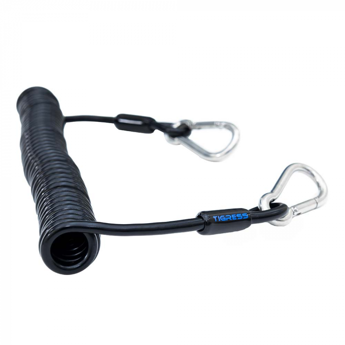 Tigress Tigress Light Tackle Coiled Safety Tether - 600lbs - $48.99 at Everest