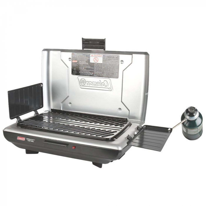 ColemanPerfectFlow(TM) Camp Propane Grill+ w/Instastart Push-Button