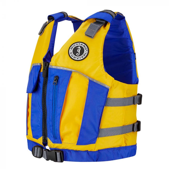 Mustang Survival Mustang Youth Reflex Foam Vest - Yellow/Royal Blue - 55-88lbs - $69.99 at Everest