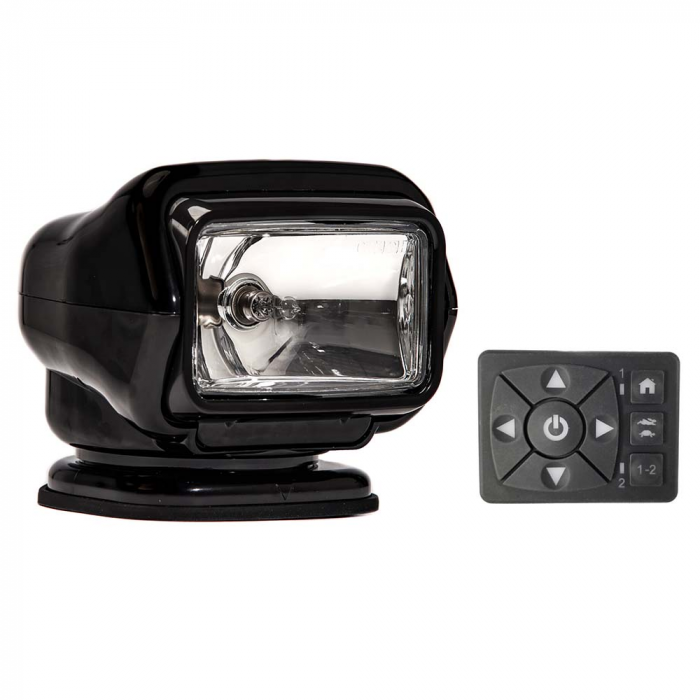 Golight Golight Stryker ST Series Permanent Mount Black 12V Halogen w/Hard Wired Dash Mount Remote - $479.00 at Everest