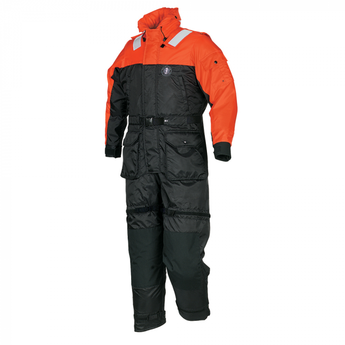 Mustang Survival MustangDeluxe Anti-Exposure Coverall & Work Suit - Orange/Black - Large - $703.73 at Everest