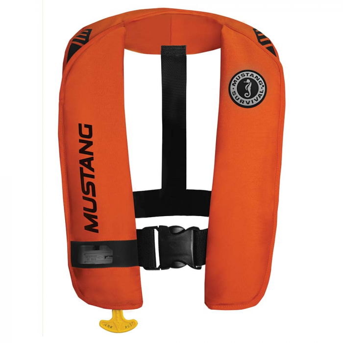 Mustang Survival Mustang MIT 100 Inflatable Automatic PFD w/Reflective Tape - Orange/Black - $208.67 at Everest
