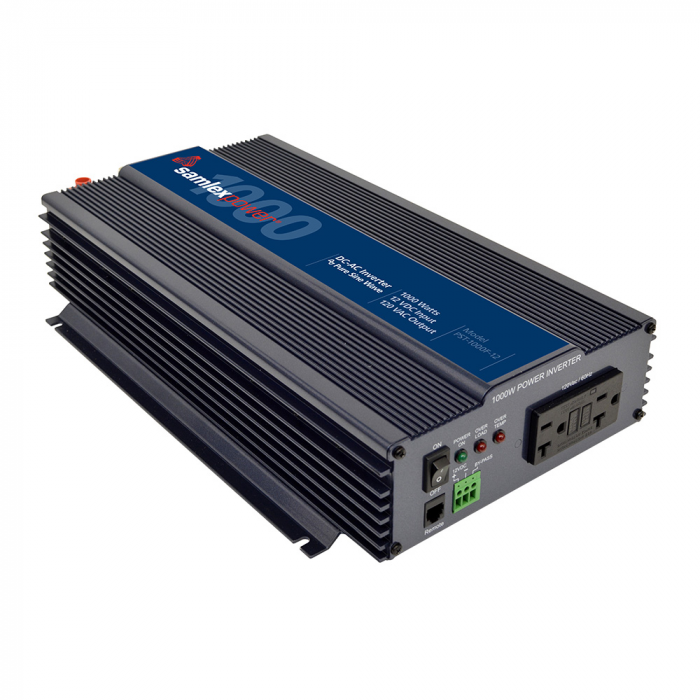 Samlex America Samlex PST-1000F-12 1000W Pure Sine Wave Inverter - 12V Input 120VAC Output - $703.80 at Everest