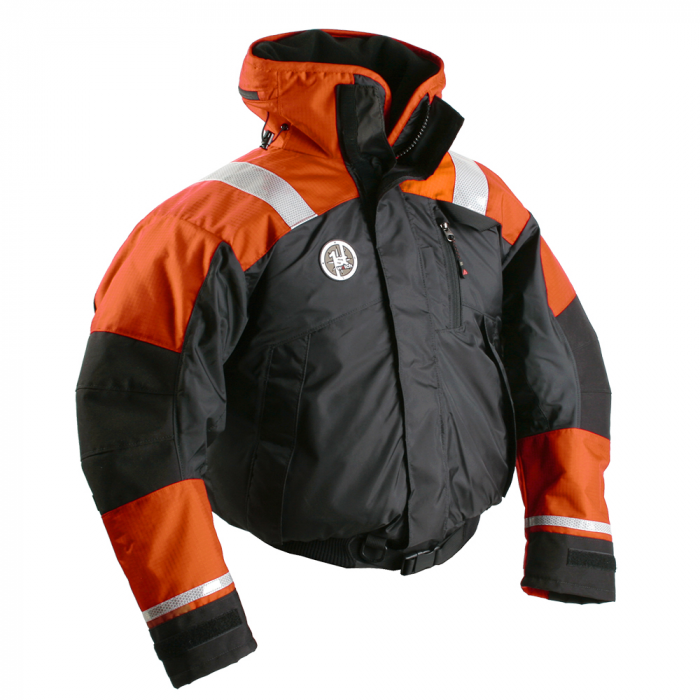 First Watch First Watch AB-1100 Flotation Bomber Jacket - Orange/Black - Medium - $335.00 at Everest