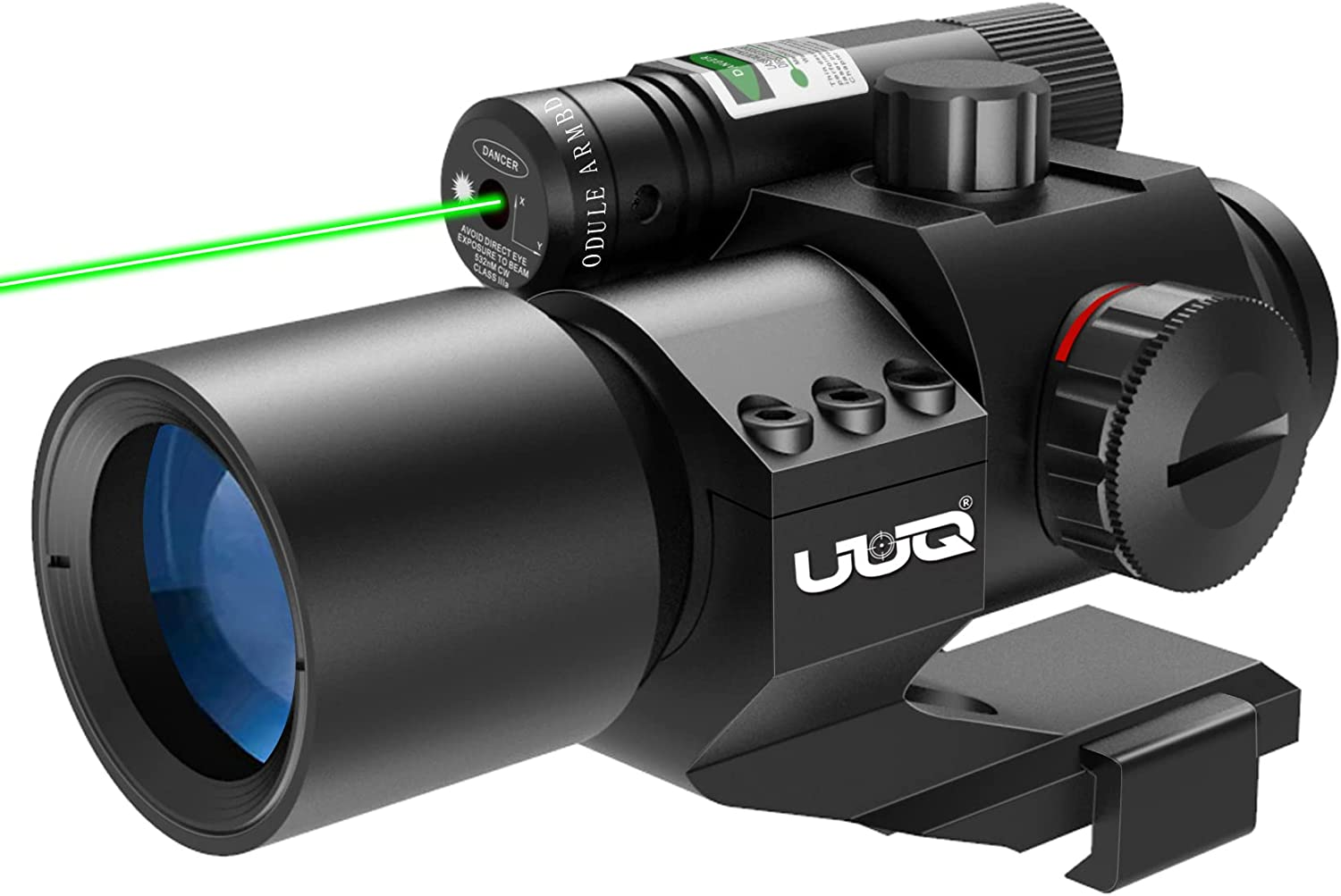 Uuq UUQ 1X30 4 MOA - Green and Red Dot Sight with Green Laser, Picatinny PEPR Cantilever Mount - $49.99 at Everest