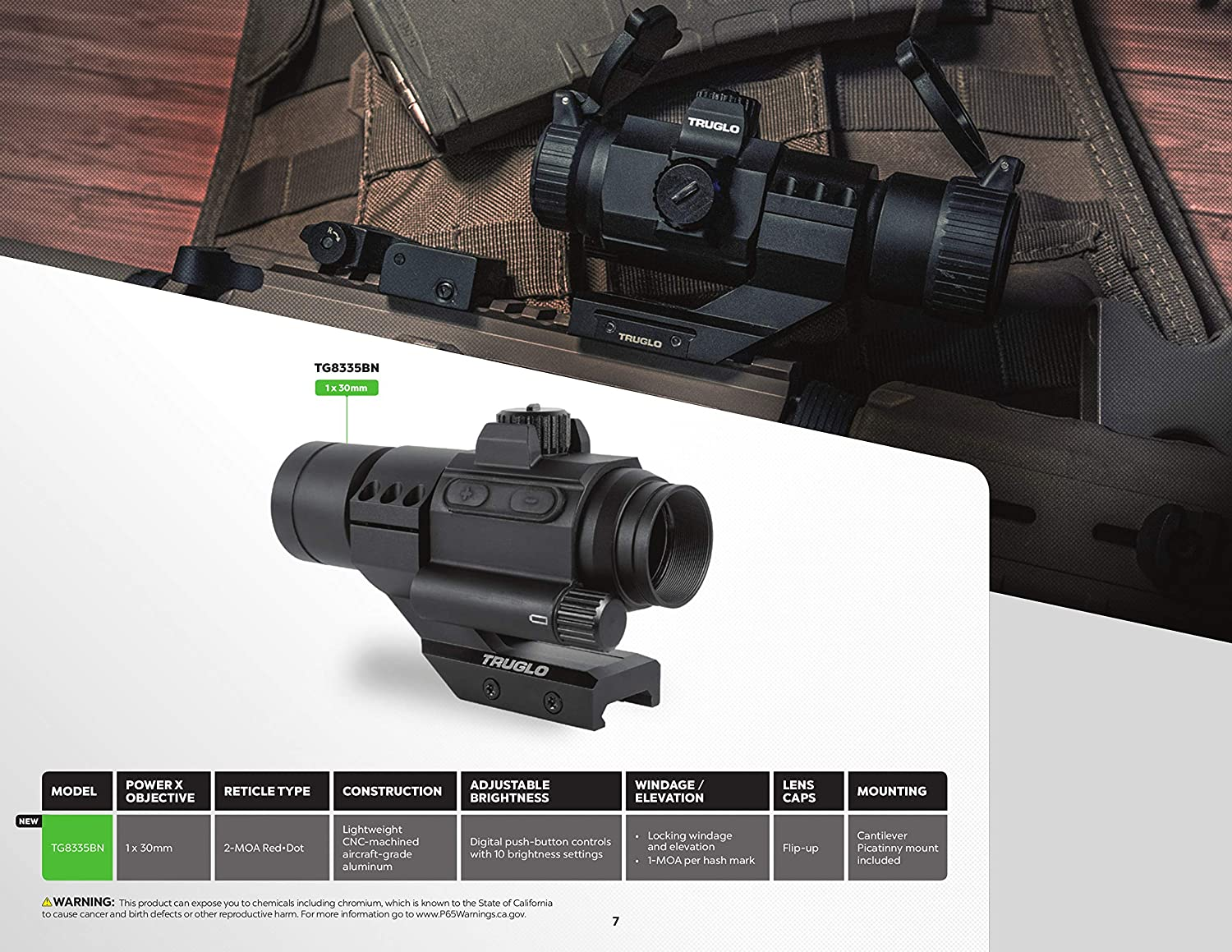 Truglo TRUGLO Ignite 30mm Red Dot Sight Cantilever Mount 30mm Red Dot Sight Cantilever Mount Matte Black - $89.97 at Everest