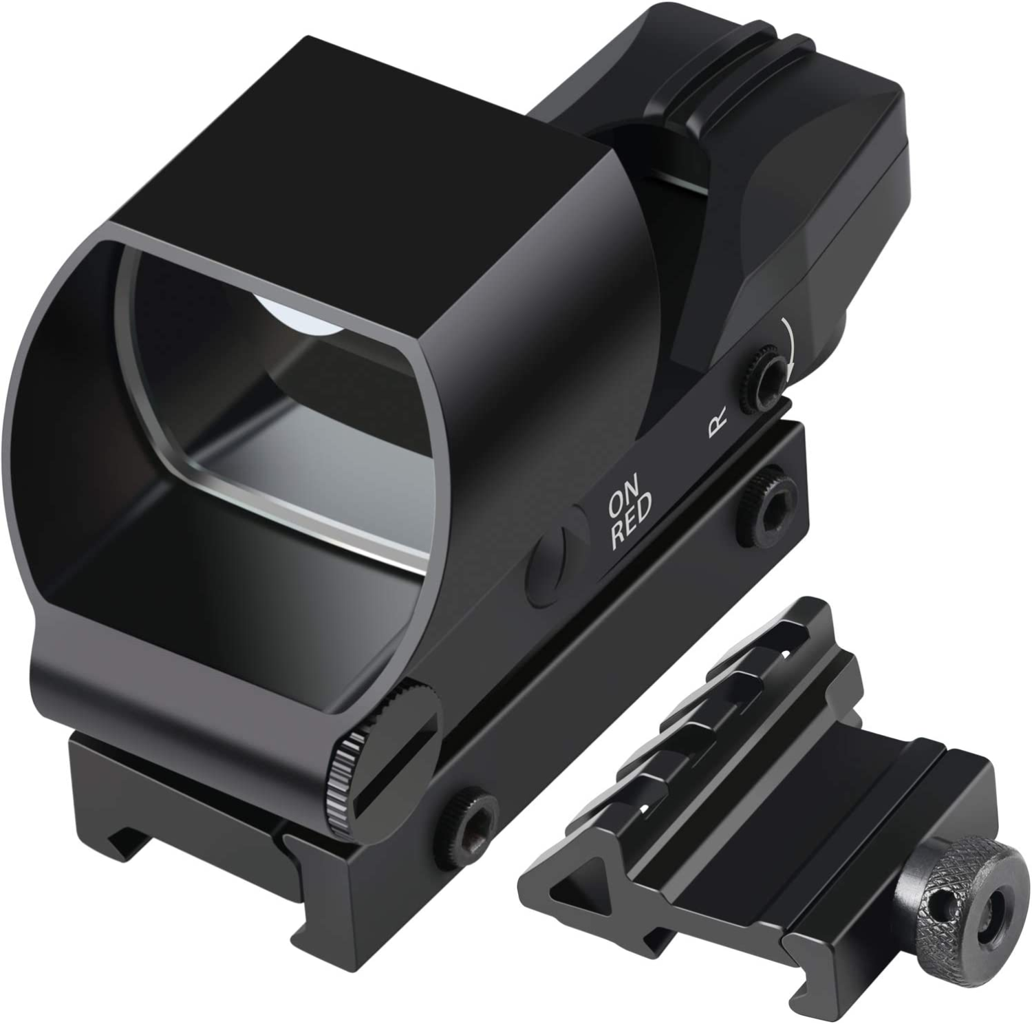 Feyachi Feyachi Reflex Sight Red & Green Dot Gun Sight Scope 4 Reticles with 45 Degree Rail Mount, Upgraded On/Off Switch - $46.99 at Everest