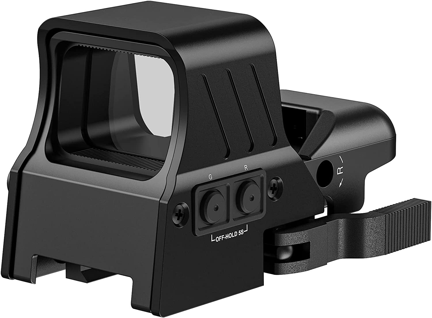 MidTen 1X22X33 Red Green Dot Sight 4 Reticles Reflex Sight Quick Detach Mount 20mm Rail
