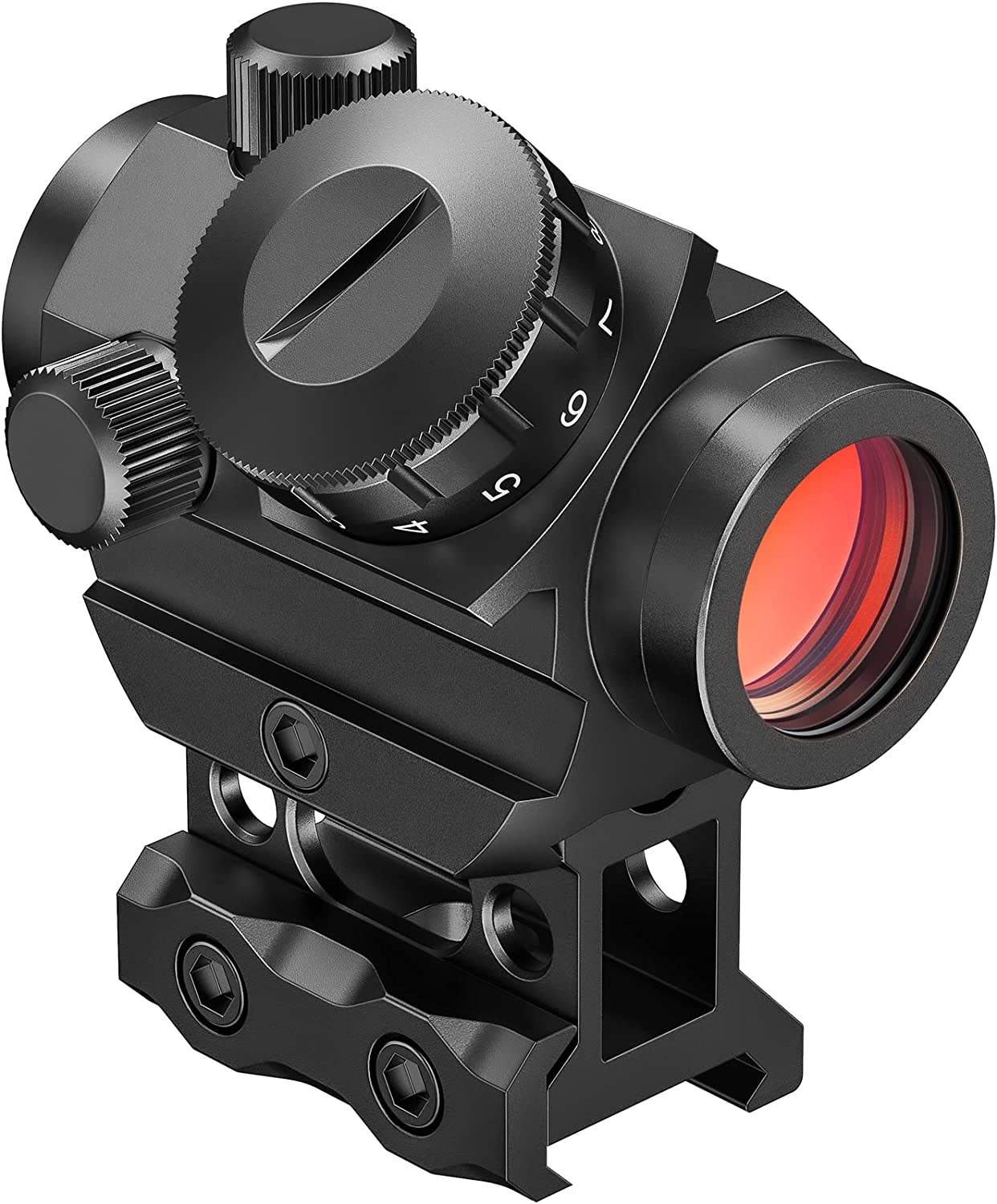 Ezshoot EZshoot Red Dot Sights , 1x25mm 2MOA Micro Red Dot Gun Sight Rifle Scope with 1 Inch 20mm Riser Mount Shockproof and Water Scratch Resistant - $28.99 at Everest