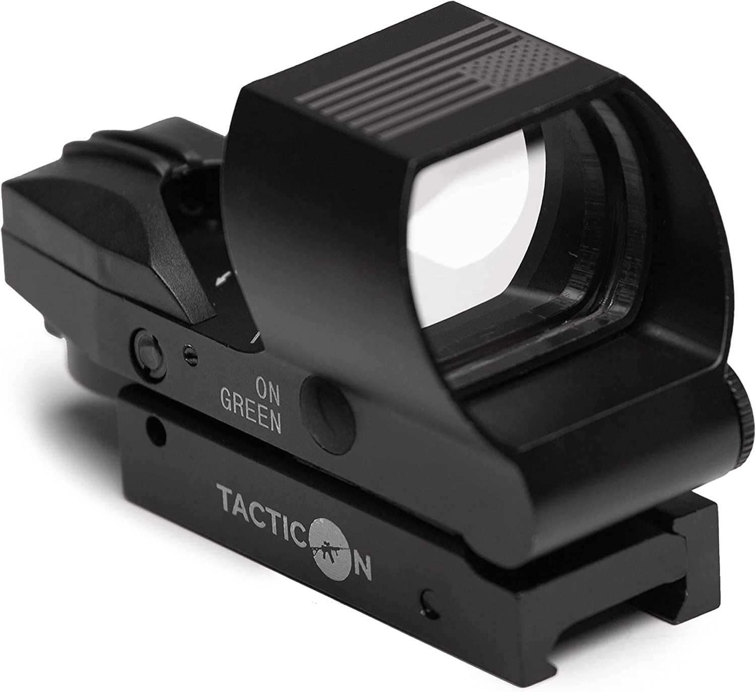 Tacticon Predator V2 Reflex Sight | Combat Veteran Owned Company | 45 Degree Offset Mount Included | Reflex Rifle Optic with 4 Reticle Patterns | Adjustable Color Settings | Red Dot Green Dot Gun Scope - $59.95 at Everest