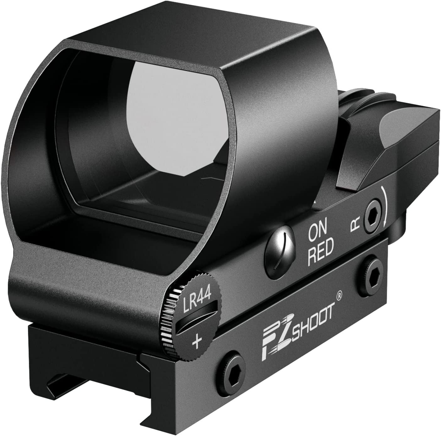 Ezshoot EZshoot Reflex Sight - Red and Green Dot Pistol Sight - 4 Reticle with 45 Degree Rail Mount - Reflex Holographic Rifle Optics Scope - Upgraded On/Off Switch - $46.99 at Everest