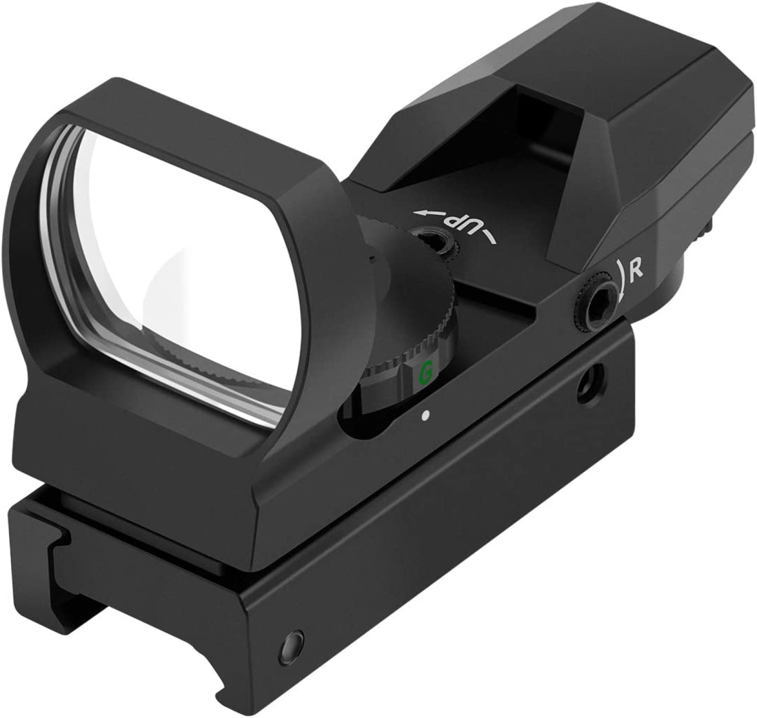 Feyachi Feyachi RS-29 Reflex Sight, Red and Green Illuminated, 4 Reticles, Red Dot Sight with 20mm Picatinny Rail, 1x22x33mm - $39.99 at Everest