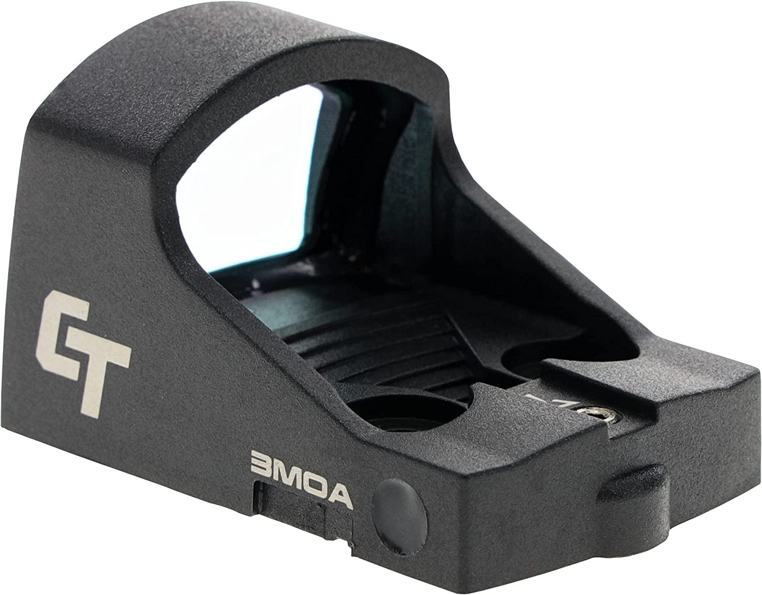 Crimson Trace CTS-1550 Ultra Compact Open Reflex Pistol Sight with LED 3.5 MOA Red Dot and Integrated Co-Witness for Compact and Subcompact Handguns