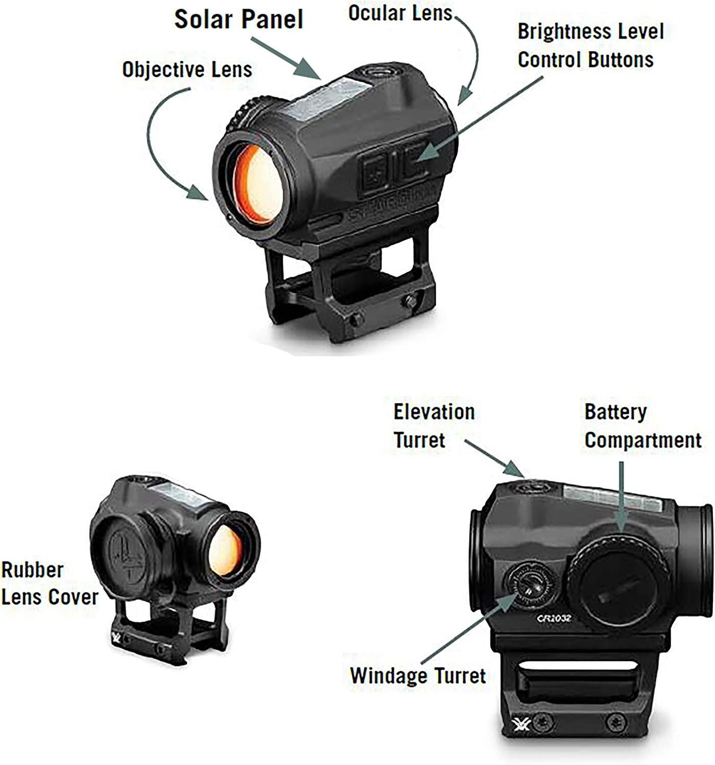 Vortex Vortex Optics SPARC - Solar Red Dot Sight - 2 MOA Dot - $224.40 at Everest