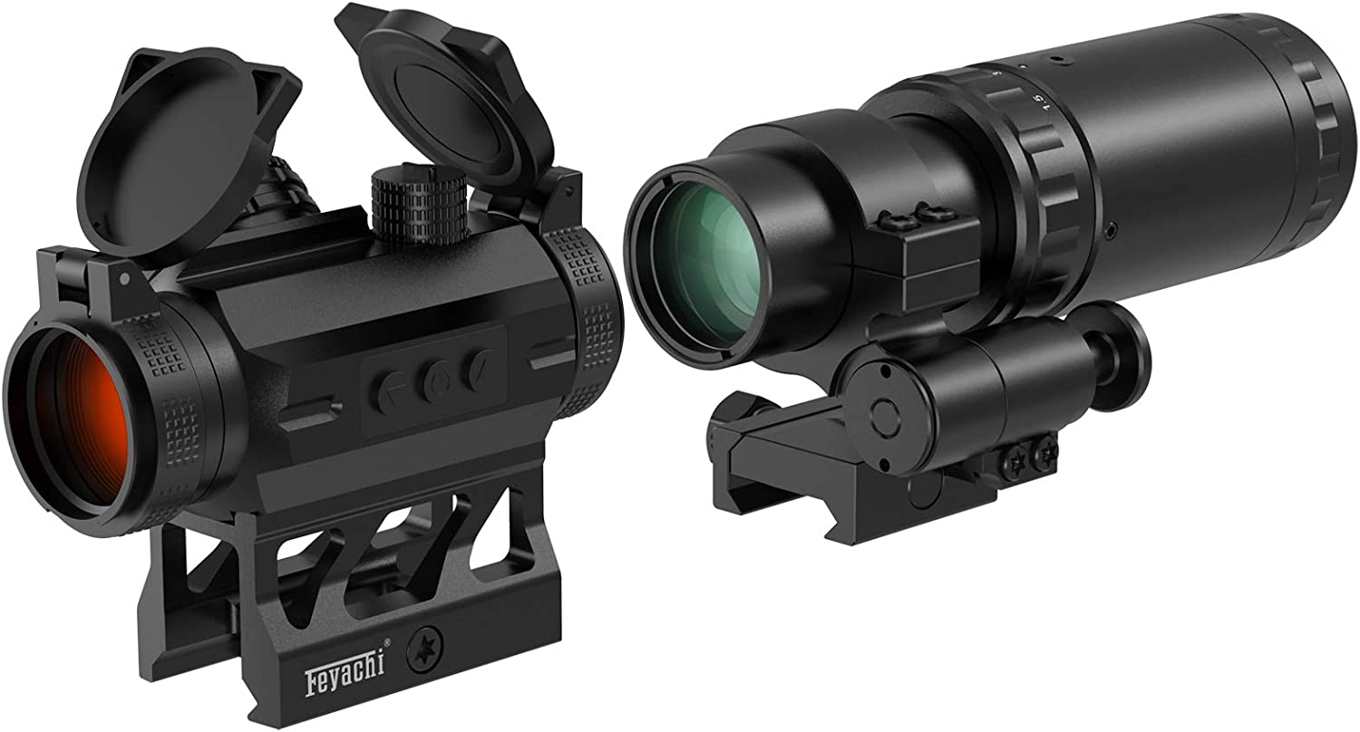 Feyachi Feyachi V30 2MOA Red Dot Sight with M37 1.5X - 5X Magnifier, Absolute Co-Witness - $169.98 at Everest