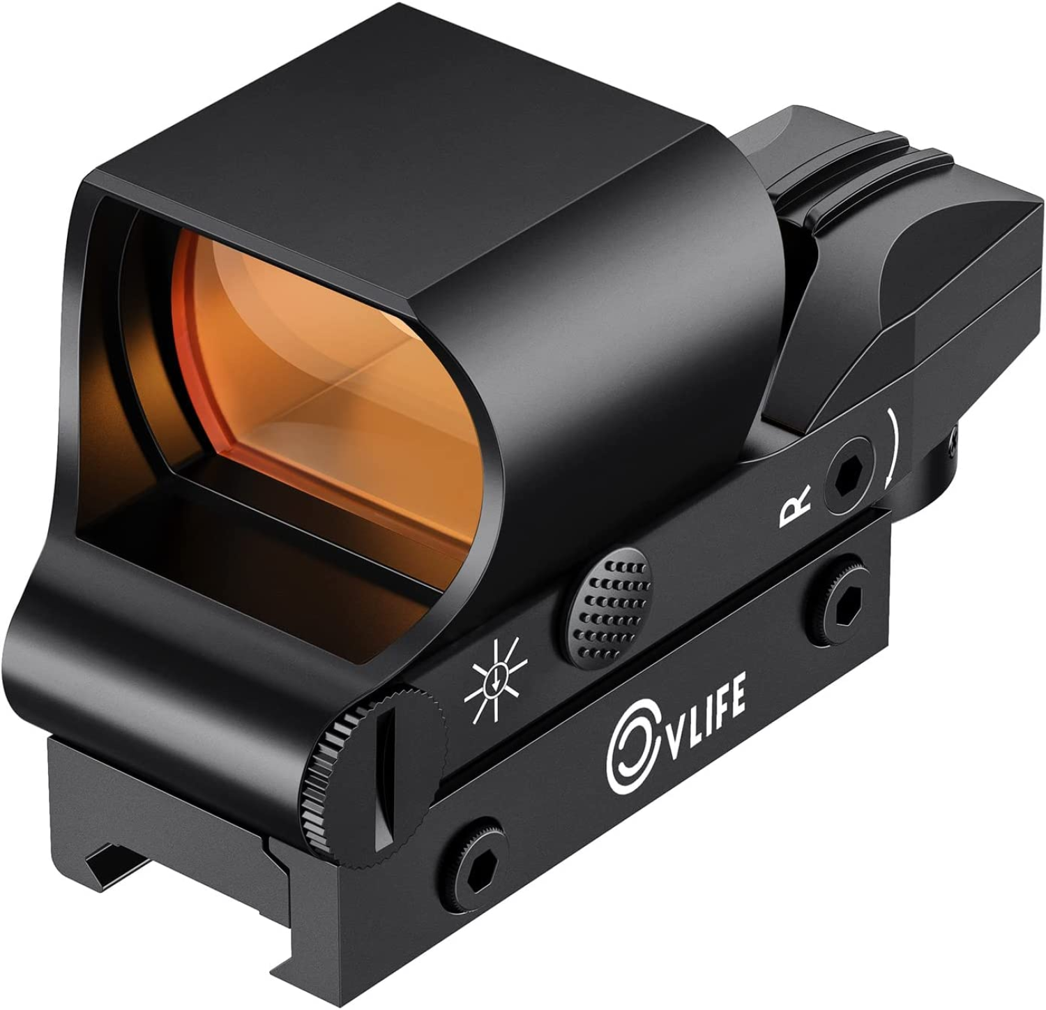 CVLIFE Reflex Sight, 1x28x40mm Red Dot Sight, 4 Adjustable Reticles Sight for 20mm Picatinny Rail, Red Dot Optics, Absolute Co-Witness
