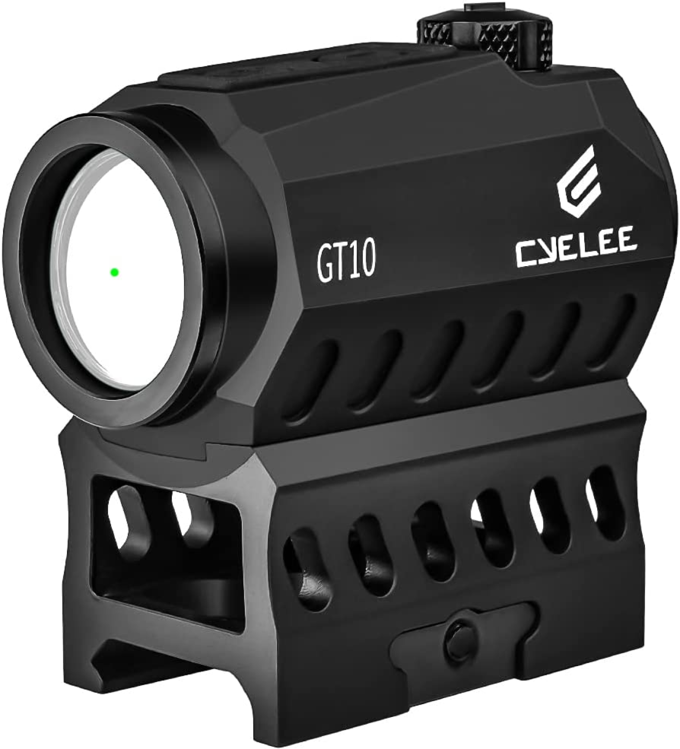 Cyelee Cyelee Mini Green (Not Red) Dot Sight 1x20mm 3 MOA Shake Awake Rifle Scope with Absolute Co Witness Riser - $79.89 at Everest