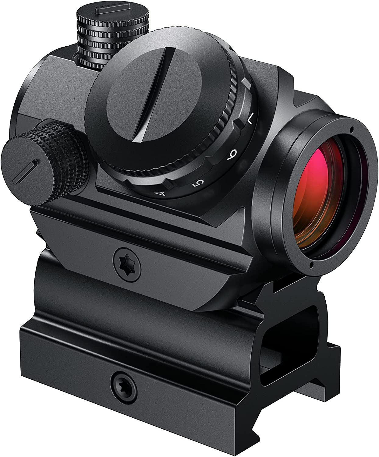 Godreamit 2022 Red Dot Sight, 1x22mm Compact 3 MOA Red Dot Scope, Reflex Rifle Scope with 1 Inch Riser Mount, 11 Brightness Settings, Gun Sight for AR/15, Rifles, Shotguns, Airsofts, Aluminum Alloy Housing - $49.99 at Everest
