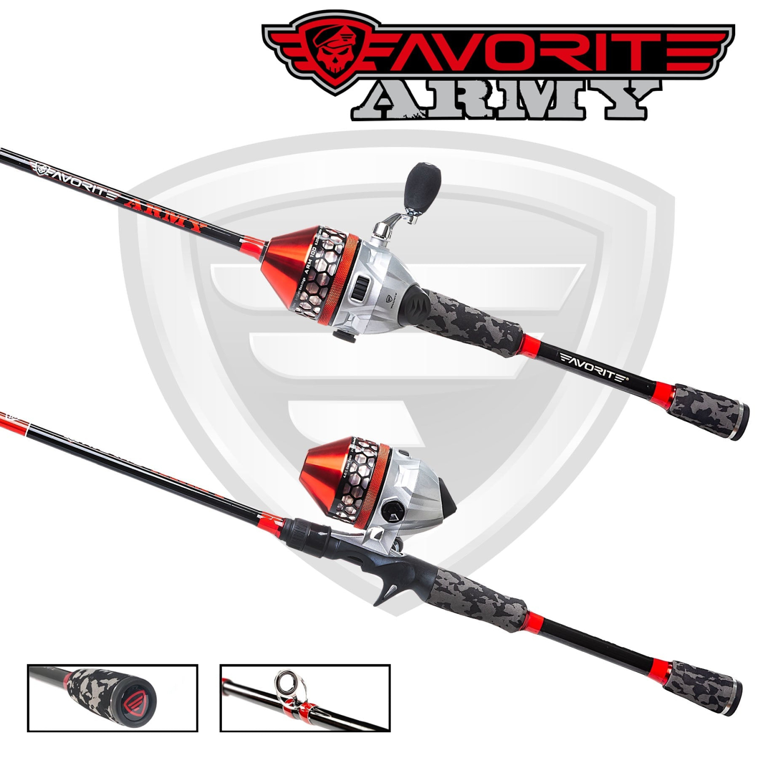 Favorite Fishing Favorite Army Spincast Combo, 2pc - $31.99 at Everest