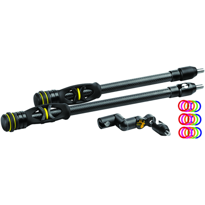 Trophy Ridge Hitman Stabilizer Black 10 in./12 in. Combo