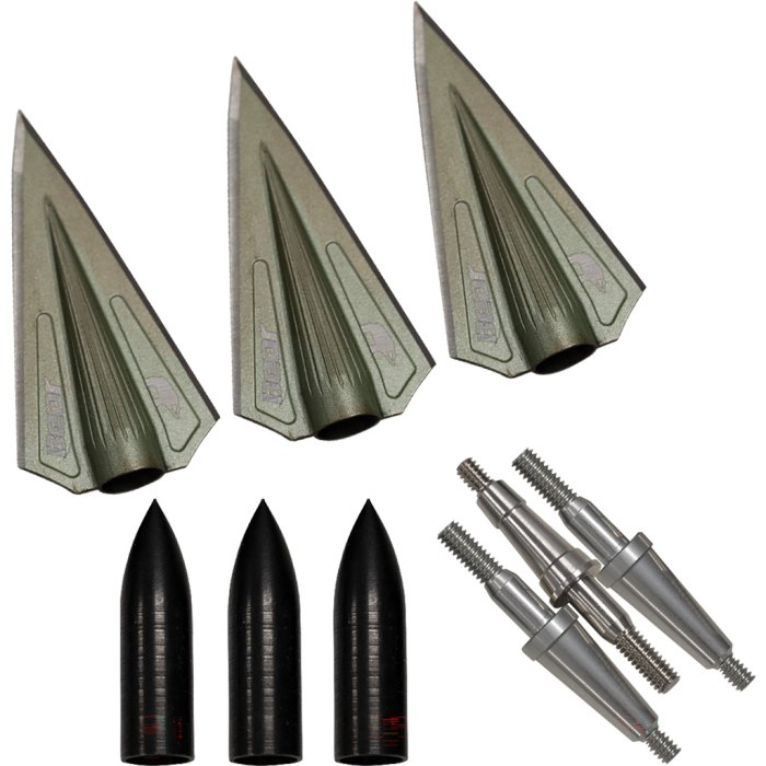 Bear Bear Razor Head VWS Double Bevel Broadheads Kit 150-200 gr. 3 pk. - $54.60 at Everest