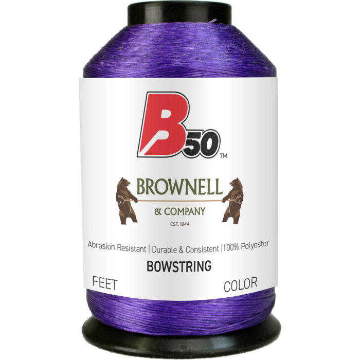 Brownell Brownell B50 Bowstring Material Purple 1/4 lb. - $9.57 at Everest