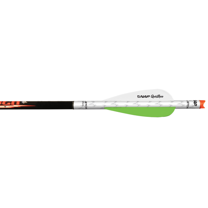 Nap NAP Quikfletch QuickSpin Fletch Rap White and Green 2 in. - $19.06 at Everest