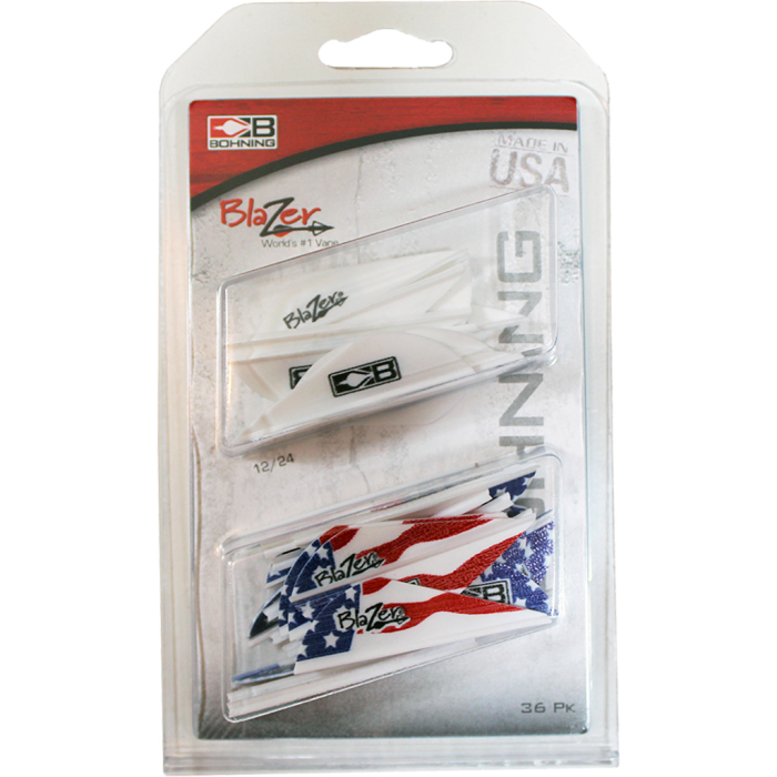 Bohning Bohning Blazer Vane Combo White/American Flag 36 pk. - $14.78 at Everest