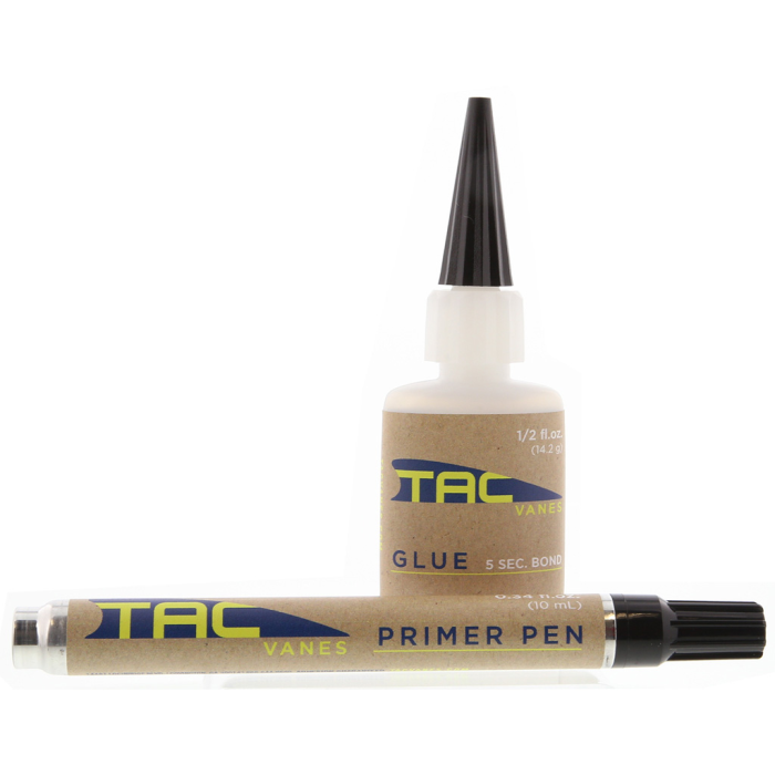 Tac Vanes TAC Vanes Fletching Kit .5 oz. Glue/.34 oz. Primer Pen - $19.99 at Everest