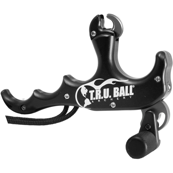 Truball ST4LK'R Thumb Release Black 4 Finger with Lanyard