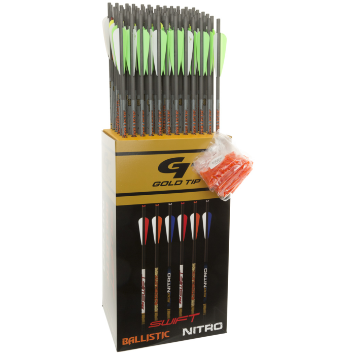 Gold Tip Gold Tip Ballistic Crossbow Bolts 20 in. 4 in. Vanes 72 pk. - $430.44 at Everest