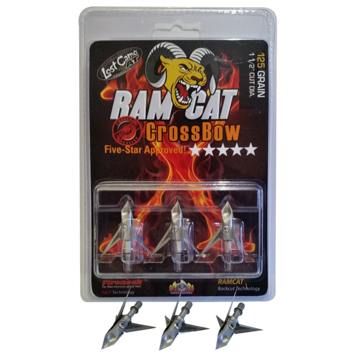 Ramcat Ramcat Crossbow Broadheads 125 gr. 3 pk. - $29.99 at Everest