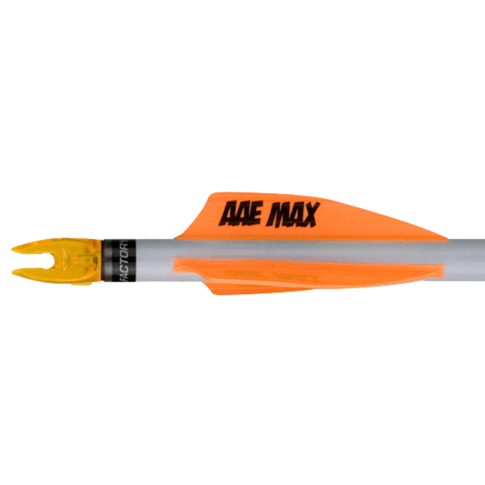 Aae AAE Plastifletch Max Vanes Fire Orange 2in. Shield 100pk. - $21.99 at Everest