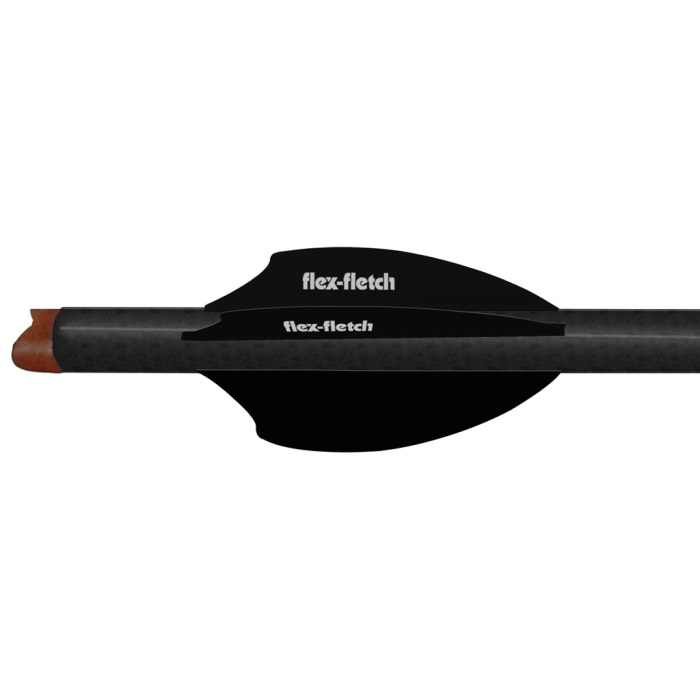 Flex Fletch SK2 Vanes Black 2 in. 100 pk.