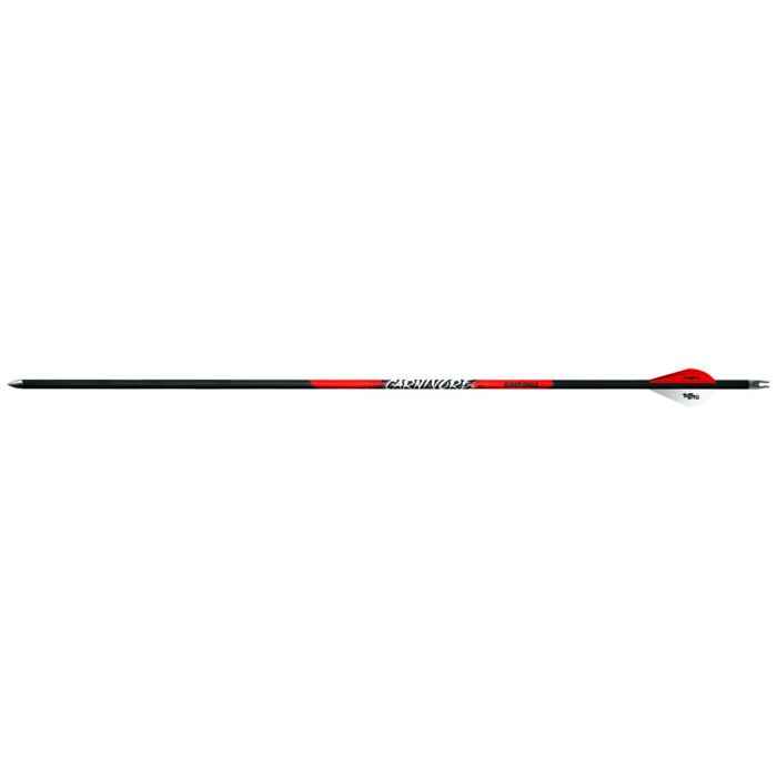 Black Eagle Carnivore Arrows .001 350 Blazer Vanes 6 pk.