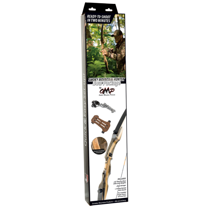 October Mountain October Mountain Smoky Mountain Hunter Bow Package 62 in. 45 lbs. RH - $124.79 at Everest