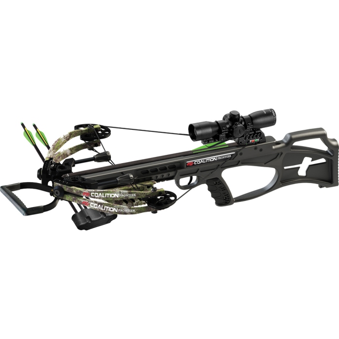 PSE Coalition Frontier Crossbow Package Black/Camo