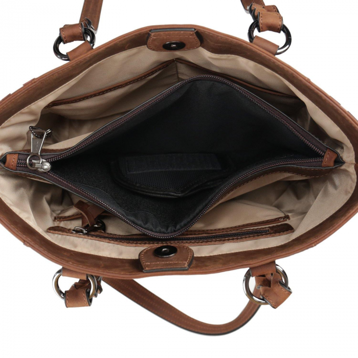 Lady Conceal Concealed Carry Maddie Leather Tote - $179.95 at Everest