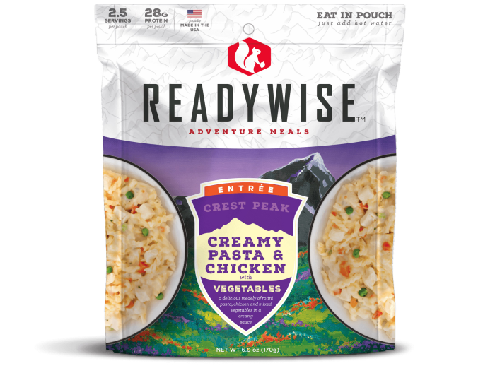 6 CT Case Crest Peak Creamy Pasta & Chicken