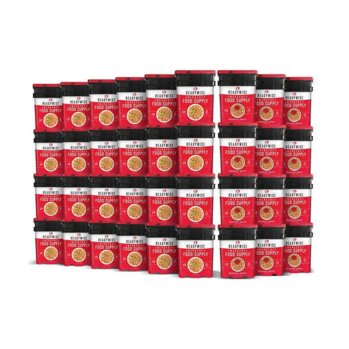 Readywise 60 Serving + 20 Bonus Rice Servings Freeze Dried Meat  Bucket - $299.99 at Everest