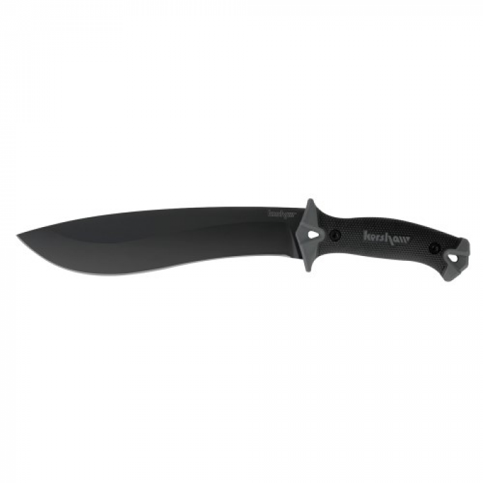 Kershaw Kershaw Camp Knife Fixed Blade 10.0 in Black Plain Polymer - $87.99 at Everest