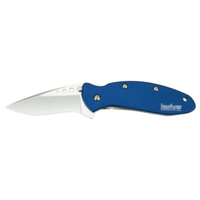 Kershaw Kershaw Scallion Assisted 2.5 in BB Plain Blue Aluminum - $76.49 at Everest