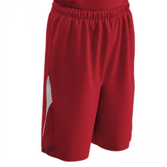 Champro Adult Pivot Basketball Short Scarlet White Small
