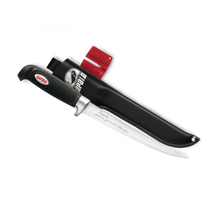 Rapala Rapala 6 inch Soft Grip Fillet Knife w Sharpener and Sheath - $13.59 at Everest
