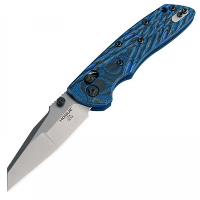 Hogue Hogue Deka 3.25 in Mod Wharncliffe Tumb Fin G10 Blue Lava - $166.46 at Everest