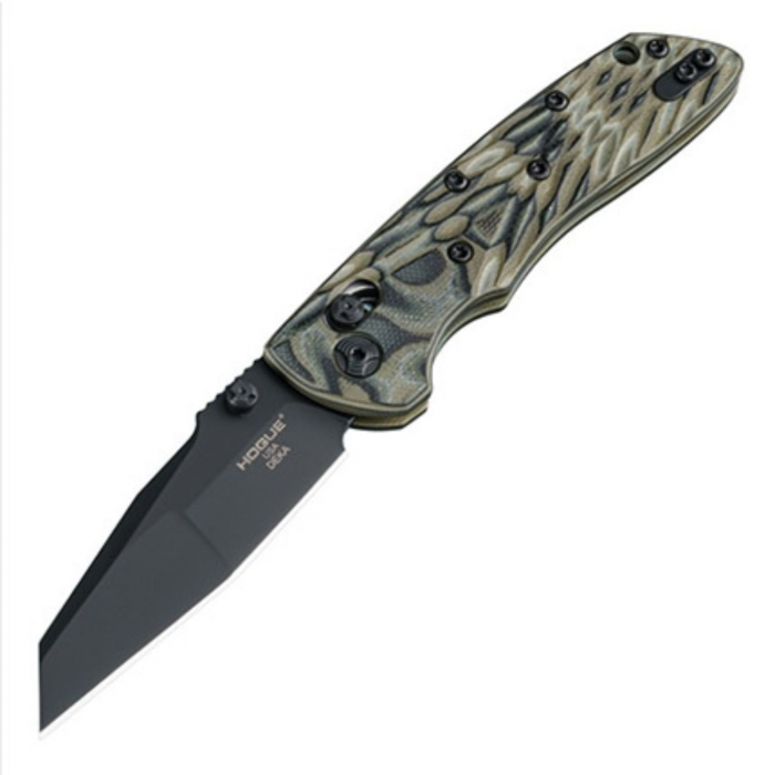 Hogue Hogue Deka 3.25in Lock Fold Mod Wharncliffe Black G10 Green - $175.46 at Everest
