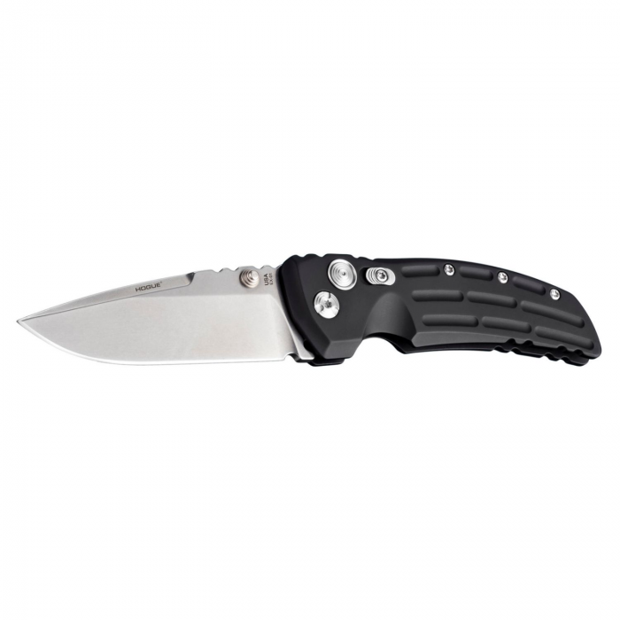 Hogue Hogue EX01 3.5in Folder Drop Pt Tumble Fin Alum Matte Black - $179.96 at Everest