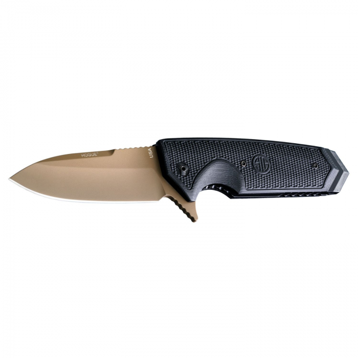 Hogue Hogue 3.75 in Sig Emp Scorp Spear Pt Flat DrkEarth G10 Black - $195.46 at Everest